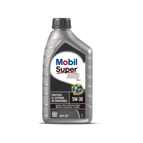 Aceite de Motor Mobil Super 3000 XE4 Sintético 5W30 1L SP