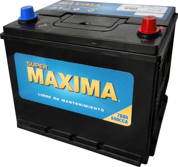 SUPER MAXIMA 75-24 (70AH-690 CCA) + IZQ.-
